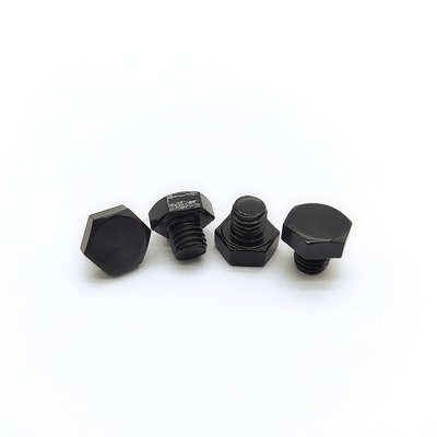 Parafuso Sextavado M8x1,25mm de Aço Inoxidável 12,3mm Eletrodepositado Preto