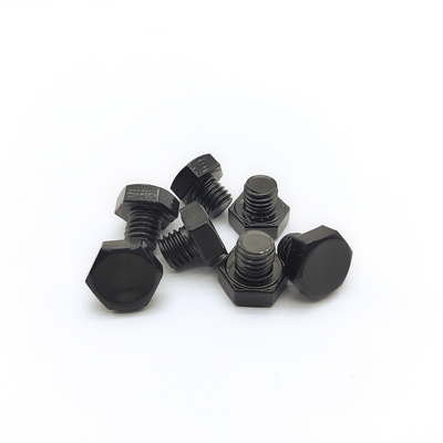 Parafuso Sextavado M8x1,25mm de Aço Inoxidável 12,3mm Eletrodepositado Preto
