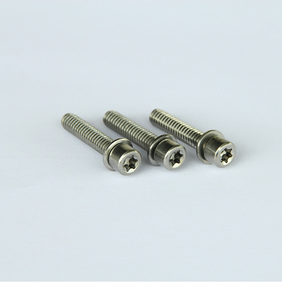 M4x6 parafusos dirigidos frios, soquete Pan Head Screw de SS316 Hexalobular