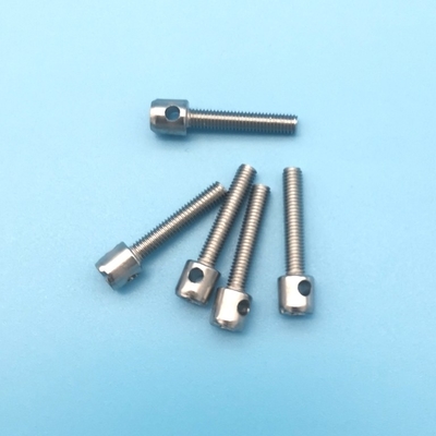 Parafusos de vedação de chumbo M4 Parafuso de medidor elétrico Parafusos de mesa de vedação de prego com furo Parafuso de aço inoxidável 8mm-50mm Comprimento - (M4x45mm