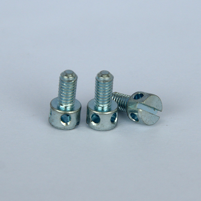 Cabeça cilíndrica com orifícios Tornos de medidor de fios grosseiros, parafusos de vedação de ferro galvanizado ou aço inoxidável para instrumentos
