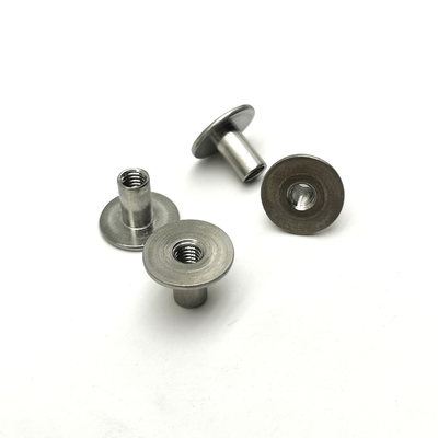 O rebite tubular oco de aço inoxidável Passivated 13.0x10mm de lustro eletrolítico anodizado