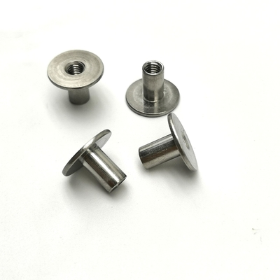 O rebite tubular oco de aço inoxidável Passivated 13.0x10mm de lustro eletrolítico anodizado
