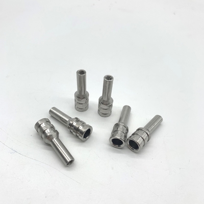 Peças fazendo à máquina douradas do torno do CNC, 316 eixo de aço inoxidável 6x31.6mm