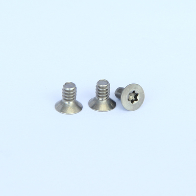 316 Pan Head Torx Screws de aço inoxidável, parafuso de máquina escareado 4mm