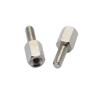 O suporte isolador M3x10.8 de aço inoxidável parafusa Nickelplated para o computador eletrônico