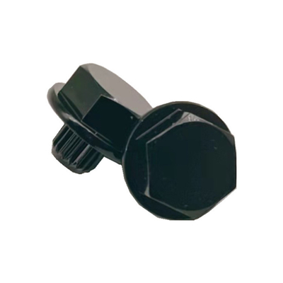 O cubo de roda preto da eletroforese da liga de alumínio parafusa a altura principal de M6x1.0 6.8mm