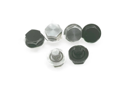 HEX12.5x12.3 316 rebites de aço inoxidável, rebites decorativos do parafuso do padrão de JIS