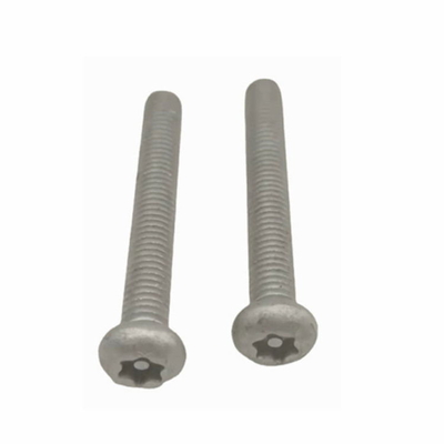 ” centro Torx Pin Head do lóbulo inalterável do botão 6 do parafuso de máquina da segurança 6-32x1/2