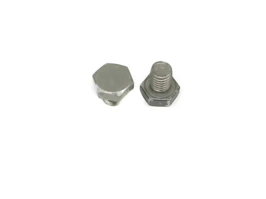 M8X6.0 encantam de aço inoxidável principal dos parafusos de máquina anodizado para a roda de carro