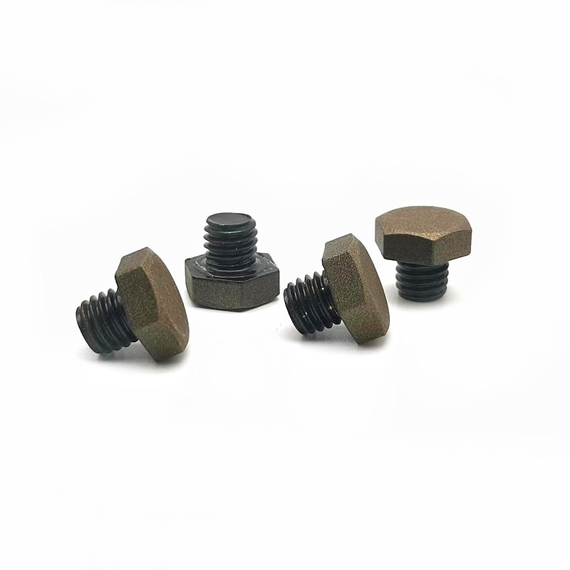 O CD decorativo dos pregos do hexágono feito sob encomenda parafusa o dente completo de aço inoxidável de 7.0mm