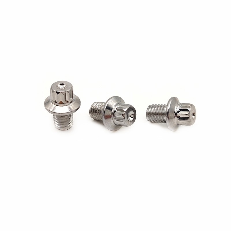 Parafusos de corte de rodas de alta qualidade M4 para rodas de carro para rodas de rodas para unhas decorativas para parafusos decorativos de cromo