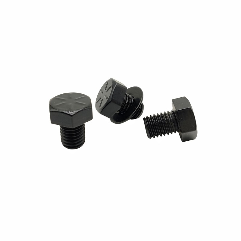 8.8 Grau de aço inoxidável Hexagonal Externo parafusos de pintura Branco Preto Externo Hexagonal