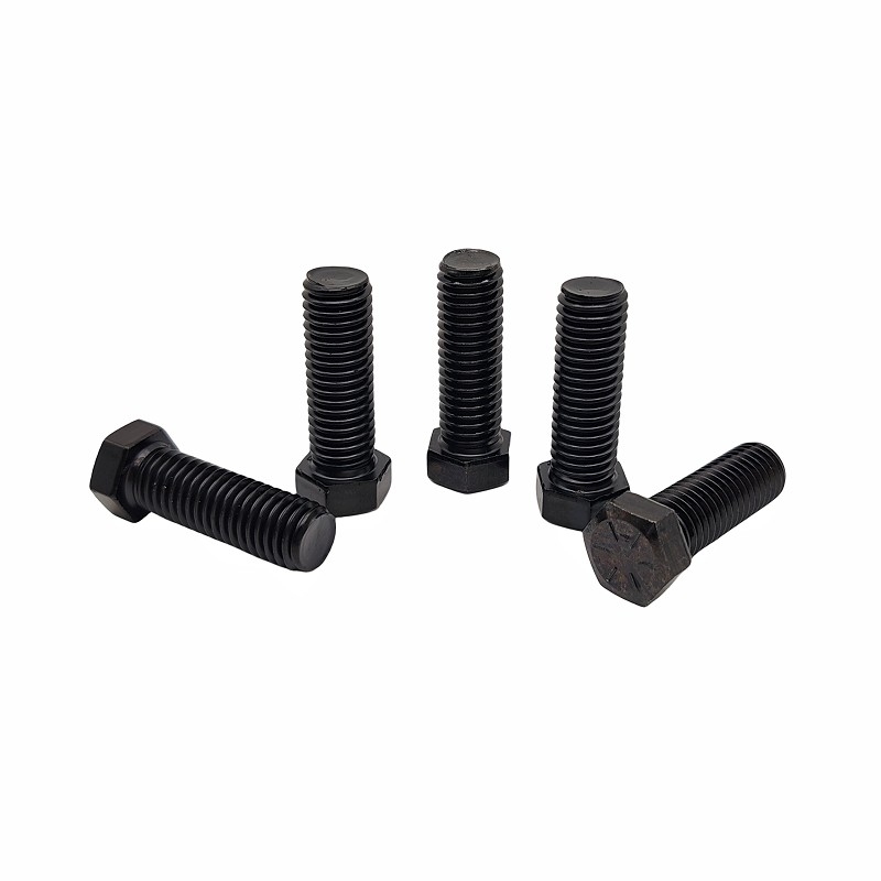 Parafuso de cabeça hexagonal de alta resistência britânico-americano parafuso hexagonal externo revestido com parafuso preto dacromet