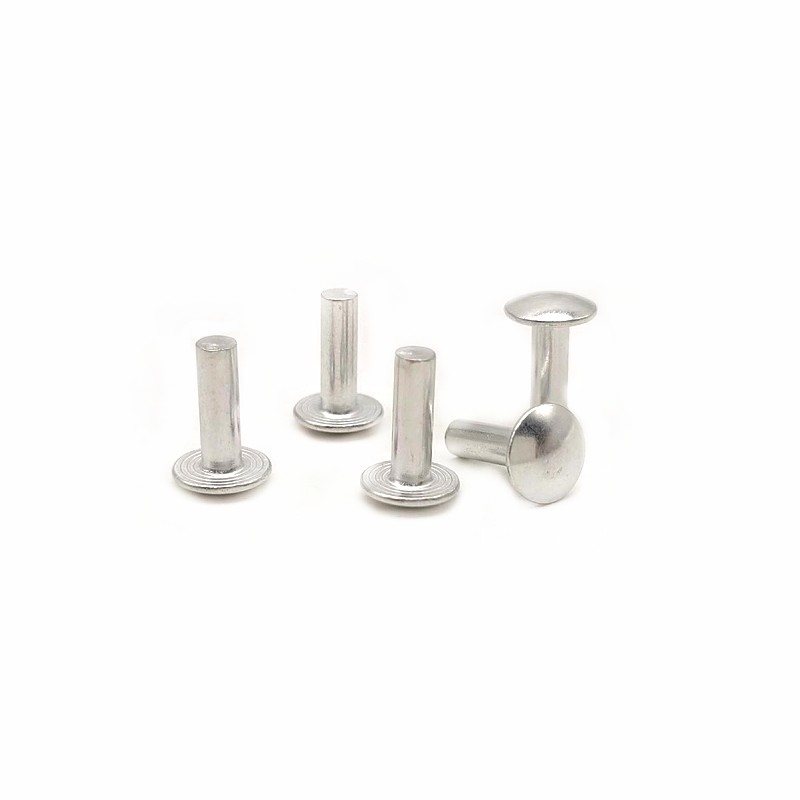 Fabricantes Fornecem Rivets de cabeça plana Rivets de alumínio Rivets sólidos e Rivets de cabeça plana redonda