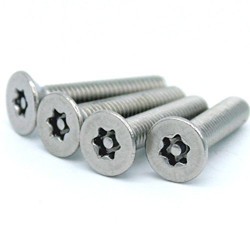 Revestimentos resistentes à corrosão e parafusos de segurança à prova de adulteração de ranhuras PIN Torx para durabilidade duradoura