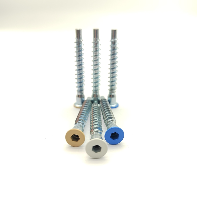 Parafusos autoatarraxantes para móveis com sextavado interno em aço inoxidável 304 A2-70