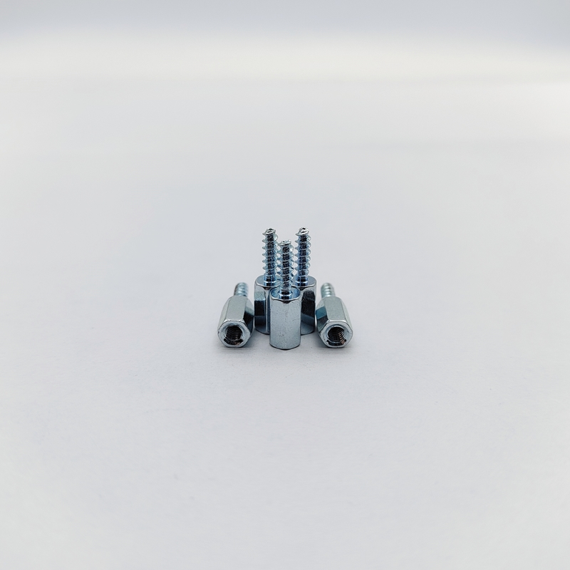 Distanciadores hexagonais macho-fêmea roscados para montagem em PCB, latão, nylon, M2-M6