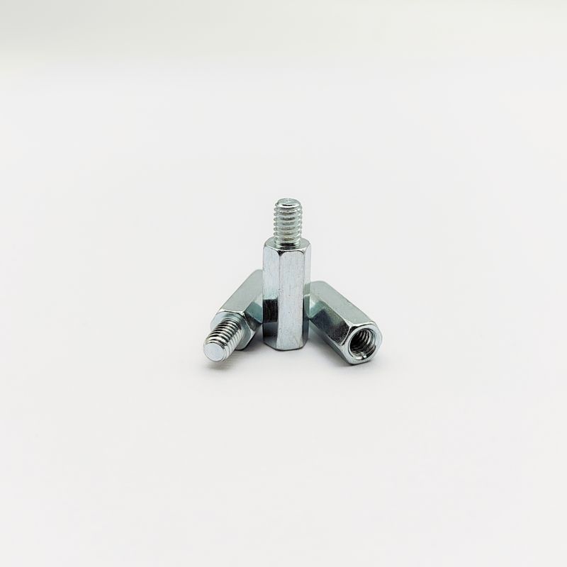 Parafusos de defesa hexadecromáticos masculinos e femininos pesados - de qualidade industrial - revestidos de zinco azul - de M4 a M10