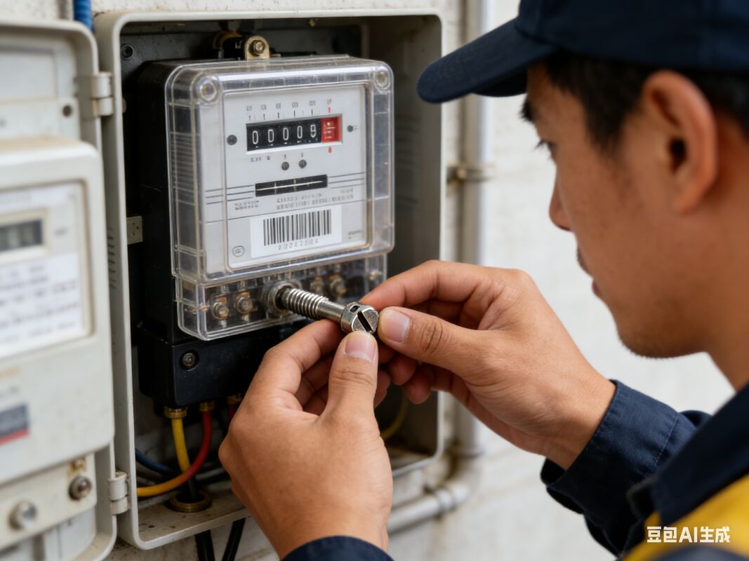 Tolerante mais ou menos 0,05 mm Parafusos do medidor elétrico Cabeça de panela de aço inoxidável Adequado para vários tipos de medidores elétricos