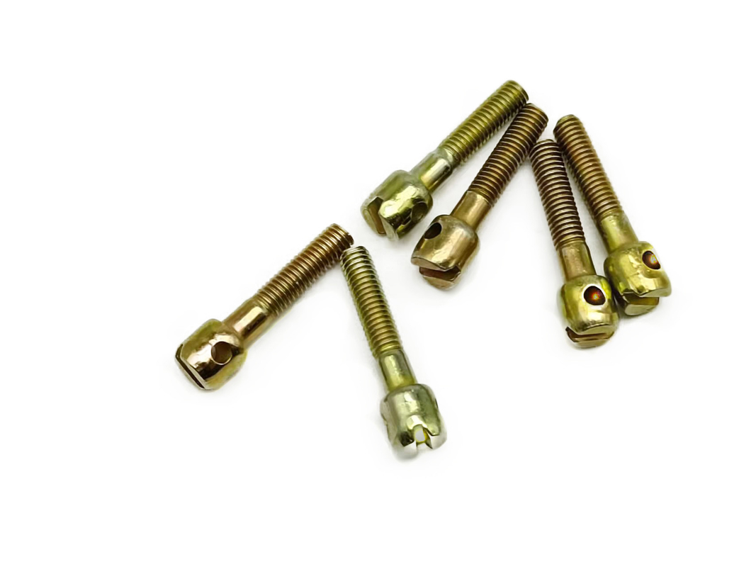 Cabeça cilíndrica com orifícios Tornos de medidor de fios grosseiros, parafusos de vedação de ferro galvanizado ou aço inoxidável para instrumentos
