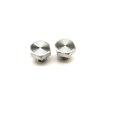 Parafusos M8X7 decorativos de aço inoxidável para o zinco da cor da altura da cabeça da roda HEX12.8mm