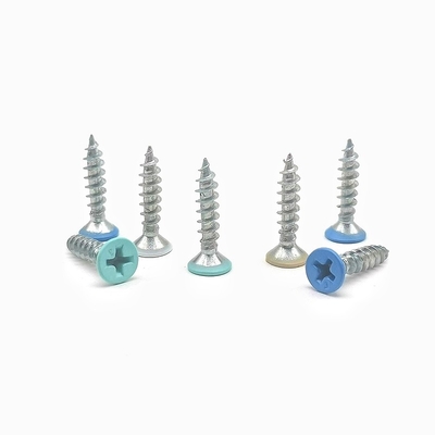 Cor Auto-Taping pintura Mobiliário parafuso Countersunk Cross ANSI JIS