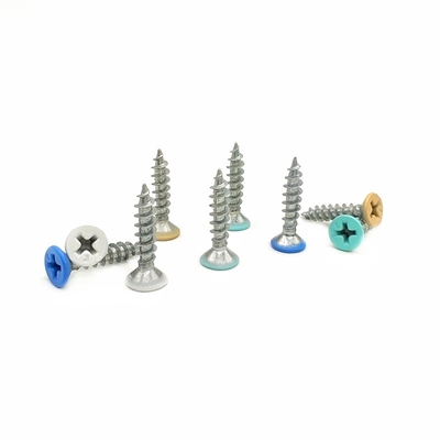 DIN aço inoxidável parafusos de auto-aperto contra-encalhados Hexagonal Cross Mountain Wire para iluminação