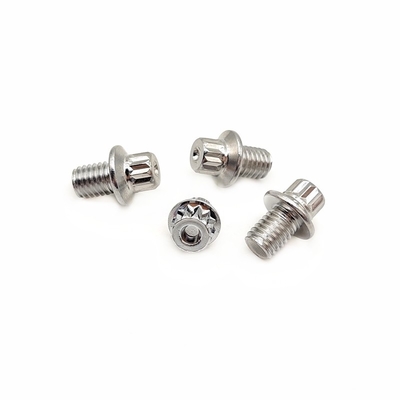 Parafusos de cabeça de guarda-chuva para unhas decorativas revestidas com cromo de aço inoxidável