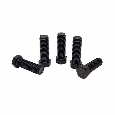 Parafuso de cabeça hexagonal de alta resistência britânico-americano parafuso hexagonal externo revestido com parafuso preto dacromet