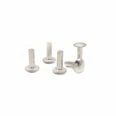 Fabricantes Fornecem Rivets de cabeça plana Rivets de alumínio Rivets sólidos e Rivets de cabeça plana redonda