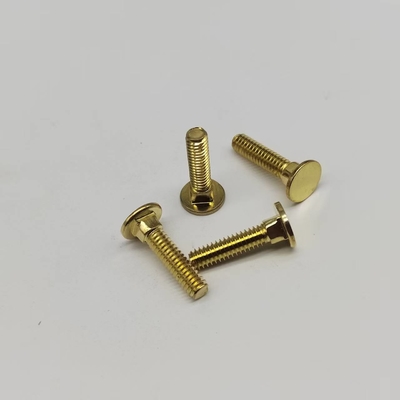 Parafusos de cabeça de pescoço de cobre #8-32 Parafusos de dentes finos para equipamentos eletrônicos