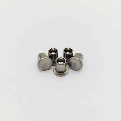 Rebites de precisão de pequena dimensão semitubulares - Inoxidável de alta resistência - M2 a M6 - para dispositivos e instrumentos médicos