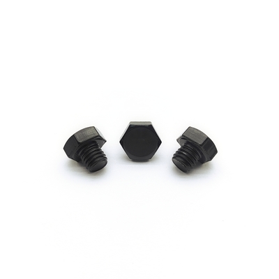 Parafuso Sextavado M8x1,25mm de Aço Inoxidável 12,3mm Eletrodepositado Preto