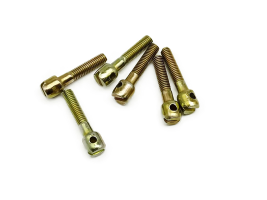 Os parafusos do medidor elétrico rosqueiam o material de aço inoxidável de Ironplated M3x8 C1035K dos parafusos de máquina