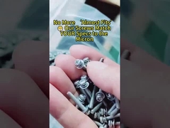 Estampagem progressiva multi-die e rotação de múltiplos eixos para parafusos de precisão - solução personalizada de alto volume