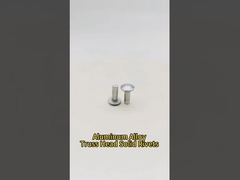 Rebites sólidos de cabeça de truss de liga de alumínio