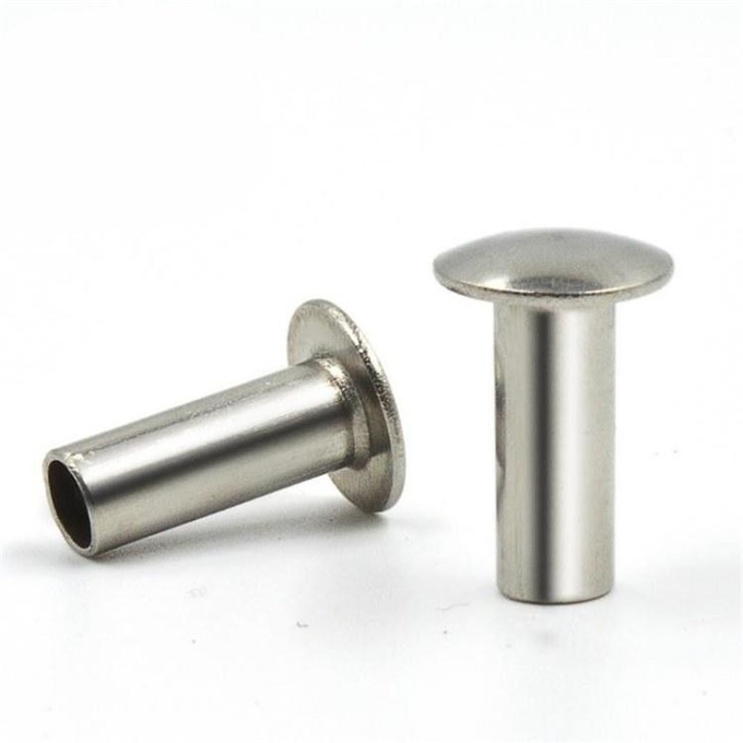O alumínio do rebite rebita os rebites Semi-tubulares de Pan Head Aluminum dos rebites Semi-tubulares de alumínio